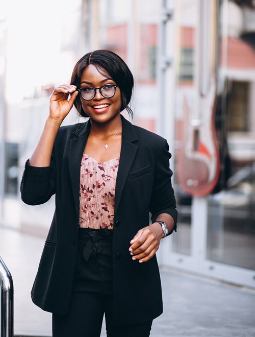 business woman Commercial Trust Bank